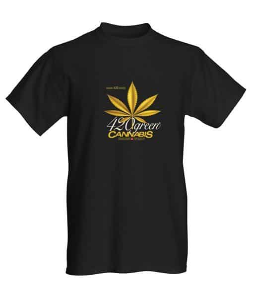 Maglietta 420 Green Cannabis